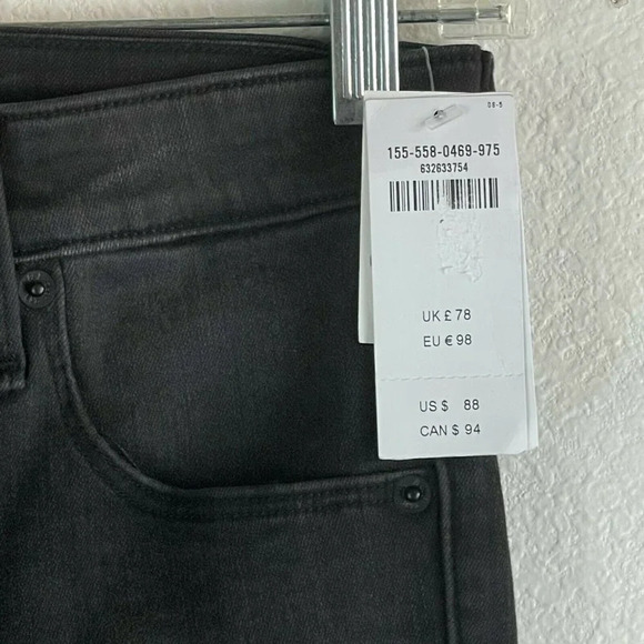 Abercrombie & Fitch Jeans Women's Sz 26/2R Simone High Rise Ankle Denim Black - Picture 5 of 10